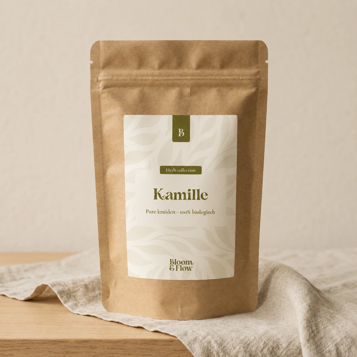 Verpakking van Kamille biologische thee