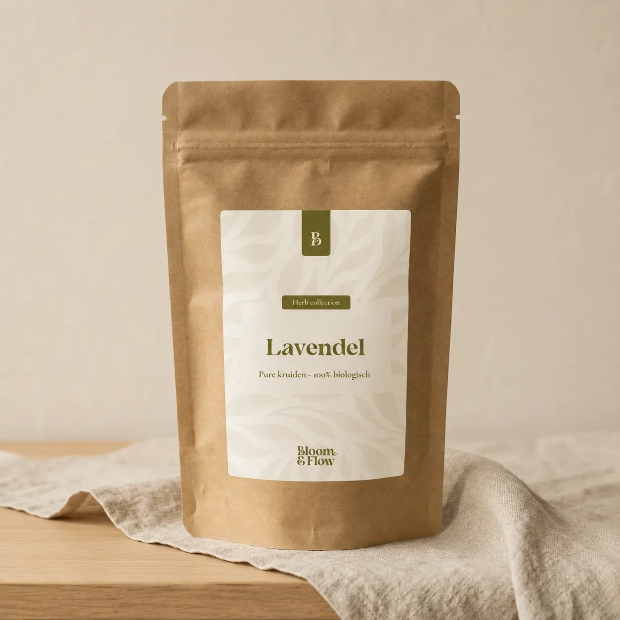 Verpakking van Lavendel biologische thee